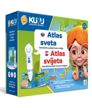 KUKU olovka s knjigom Atlas svijeta